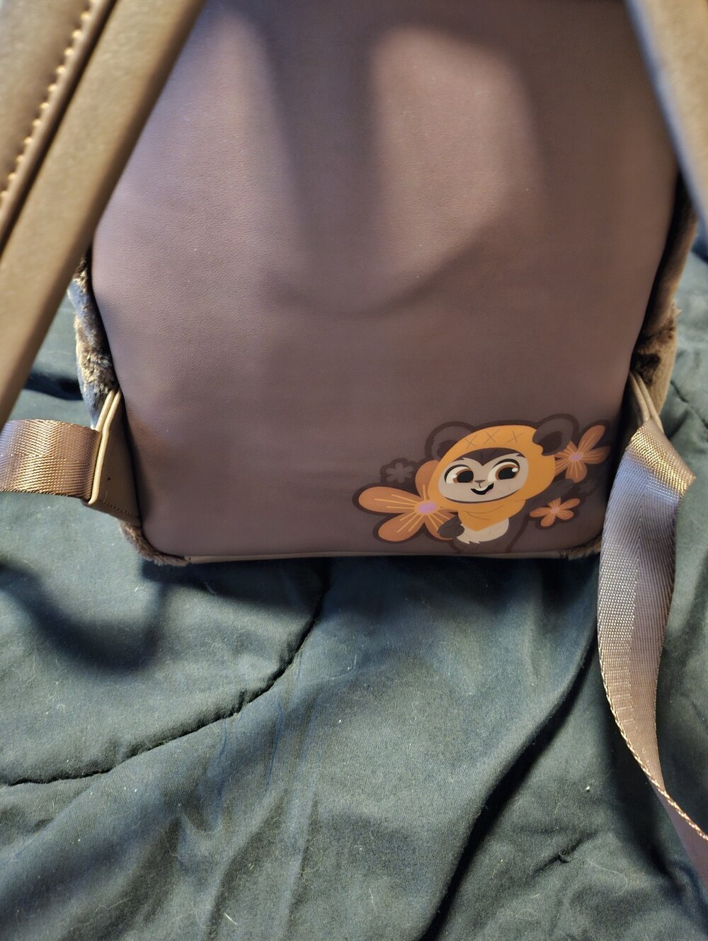 Star Wars Wicket Ewok Loungefly Backpack with Matching Wallet - Picture 3 of 3